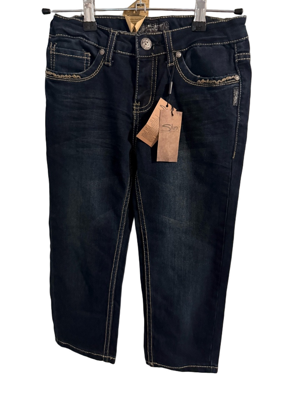 Silver Jeans Co. ALI 1220 Capri Pants — Size 10 — NWT